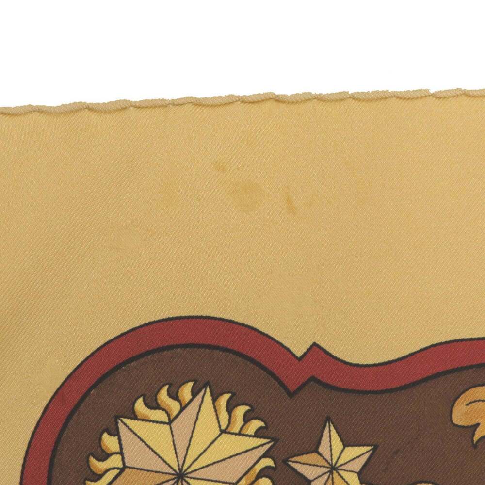 HERMES Authentic Yellow Silk Scarf - Picture 2 of 7
